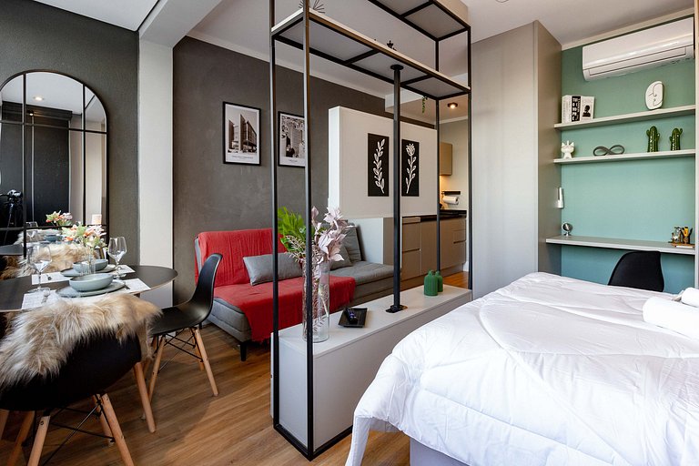 Lar aconchegante na Paulista