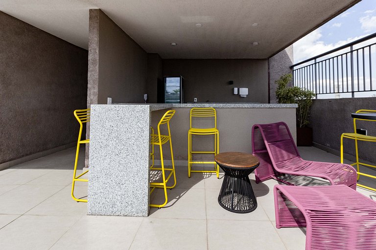 Apto Moderno | 5 Min da USP e Metrô Butantã!