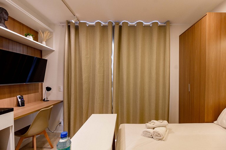 Studio para Alugar na Bela Vista - 8° Andar, 500m Paulista