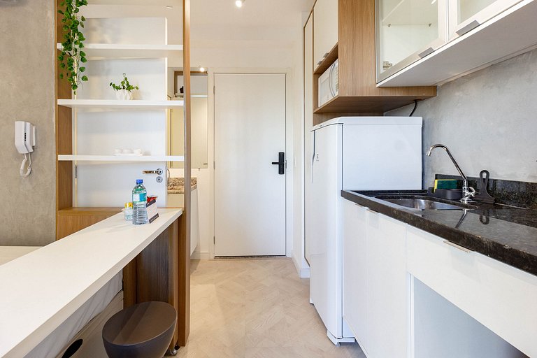 Studio para Alugar na Bela Vista - 8° Andar, 500m Paulista