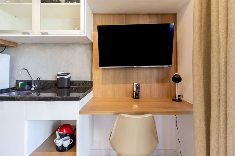 Studio para Alugar na Bela Vista - 8° Andar, 500m Paulista