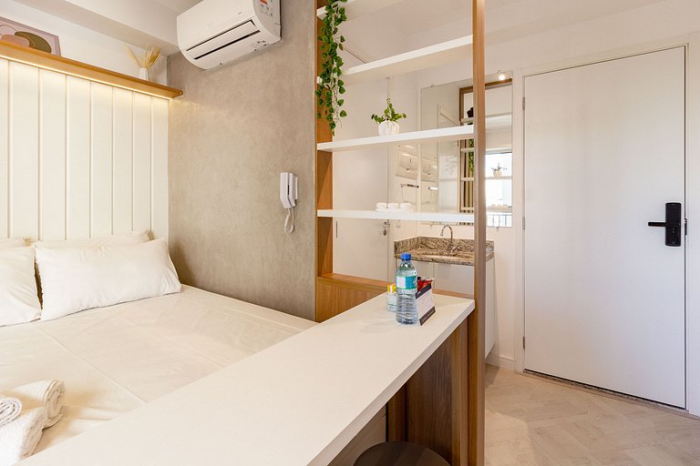 Studio para Alugar na Bela Vista - 8° Andar, 500m Paulista
