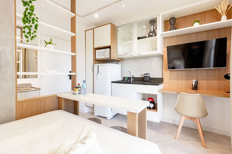 Studio para Alugar na Bela Vista - 8° Andar, 500m Paulista
