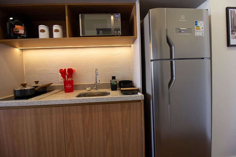 Varanda | Apto Completo e Novo no Coração de Moema