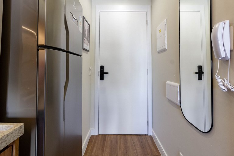 Varanda | Apto Completo e Novo no Coração de Moema