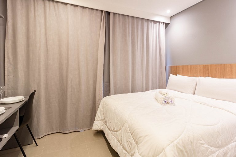 Studio Premium! 200m Metrô Brooklin