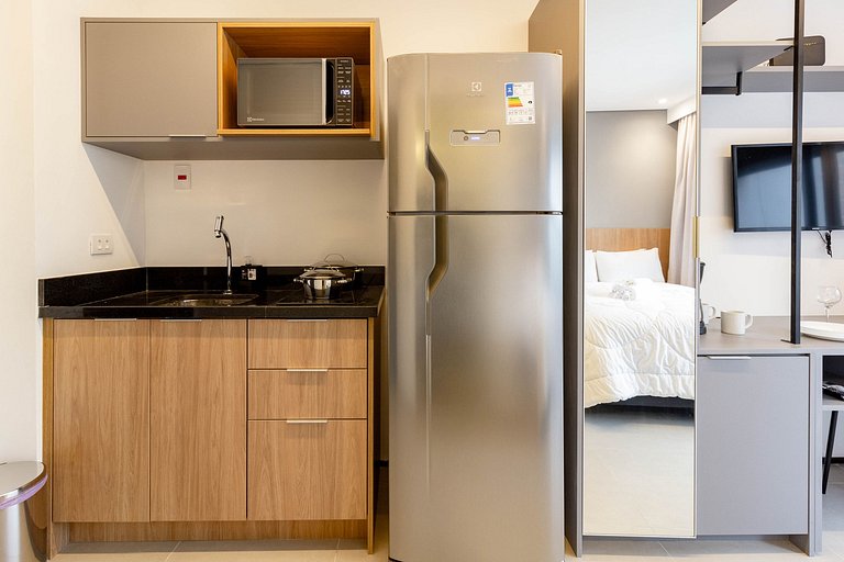 Studio Premium! 200m Metrô Brooklin