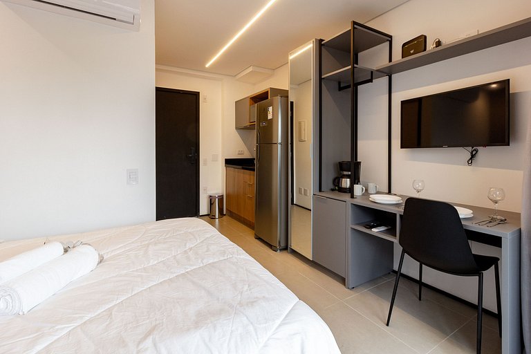 Studio Premium! 200m Metrô Brooklin