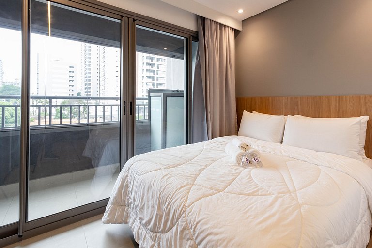 Studio Premium! 200m Metrô Brooklin