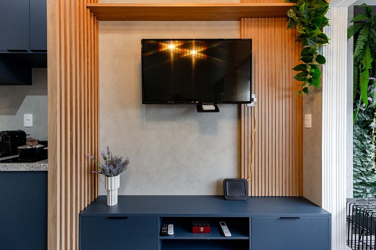 Apto charmoso com vista para cidade em Pinheiros