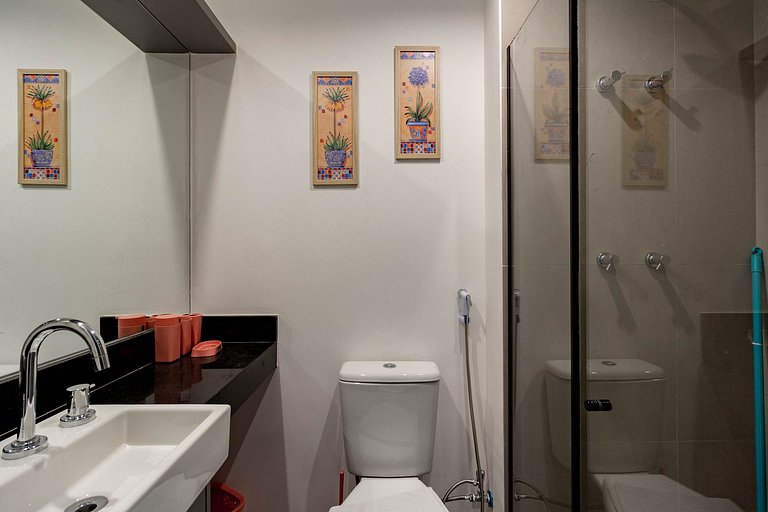 Apt encantador c/ ar condicionado próx da Paulista