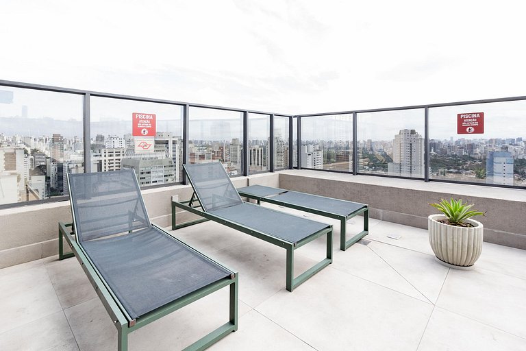 Conforto Imediato! Estúdio no jardim Paulista