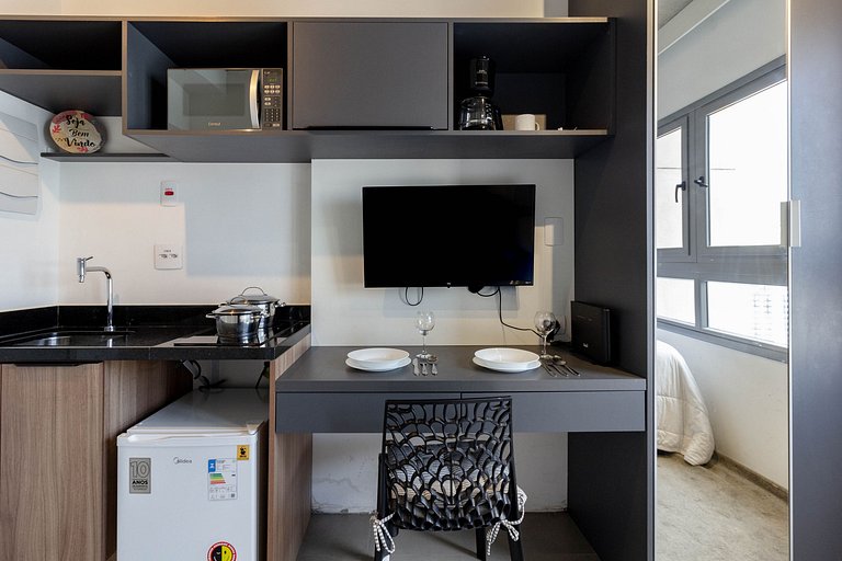 Conforto Imediato! Estúdio no jardim Paulista