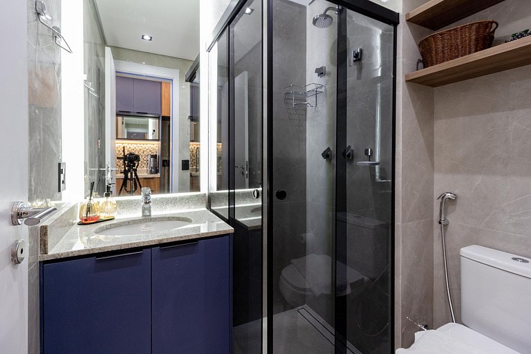 Studio em Moema com Piscina no Coração de Moema