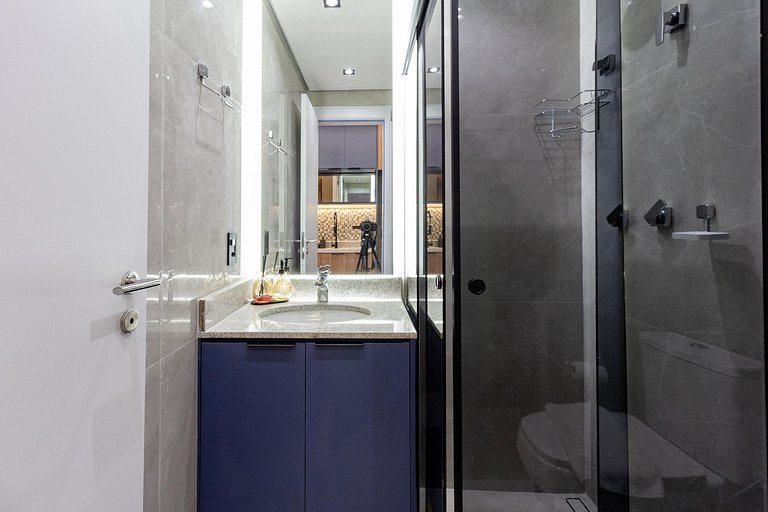 Studio em Moema com Piscina no Coração de Moema