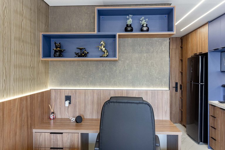 Studio em Moema com Piscina no Coração de Moema