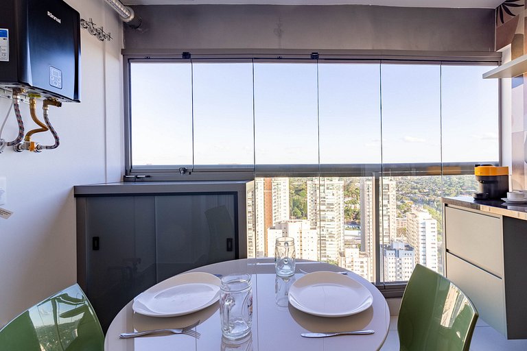 Desfrute da Vista: Charmoso Estúdio no Brooklin