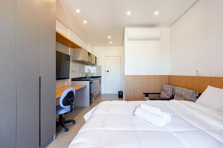 Desfrute da Vista: Charmoso Estúdio no Brooklin