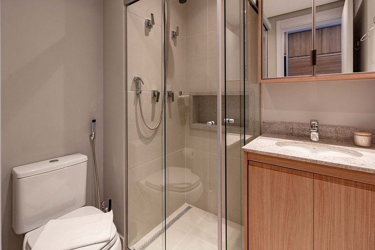 Varanda | Andar superior | Conforto em Moema