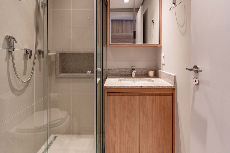 Varanda | Andar superior | Conforto em Moema