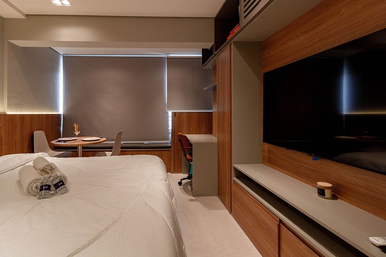 Varanda | Andar superior | Conforto em Moema