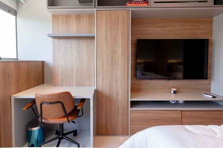 Varanda | Andar superior | Conforto em Moema