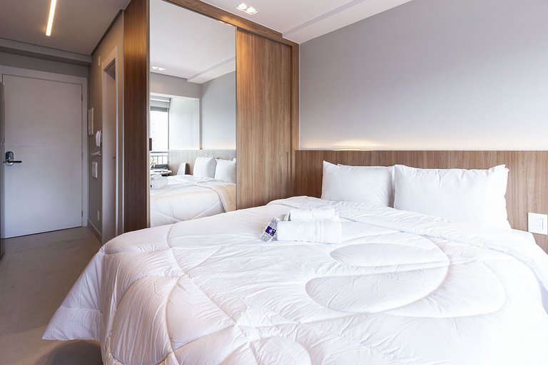 Varanda | Andar superior | Conforto em Moema