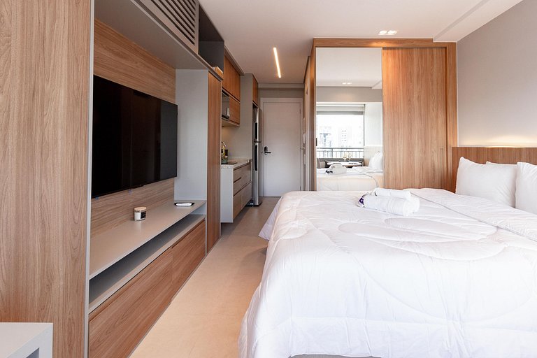 Varanda | Andar superior | Conforto em Moema