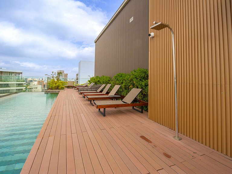 Apto com WI-FI, varanda, ao lado do Ibirapuera