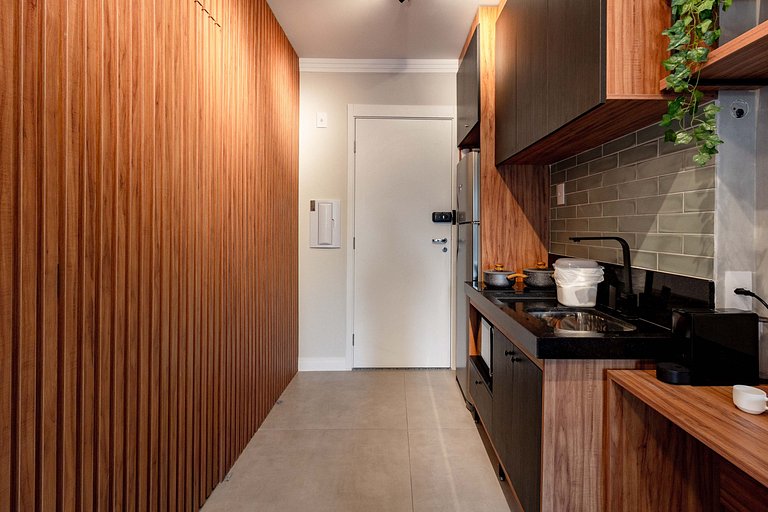 Apê moderno | Piscina | Próx à Paulista