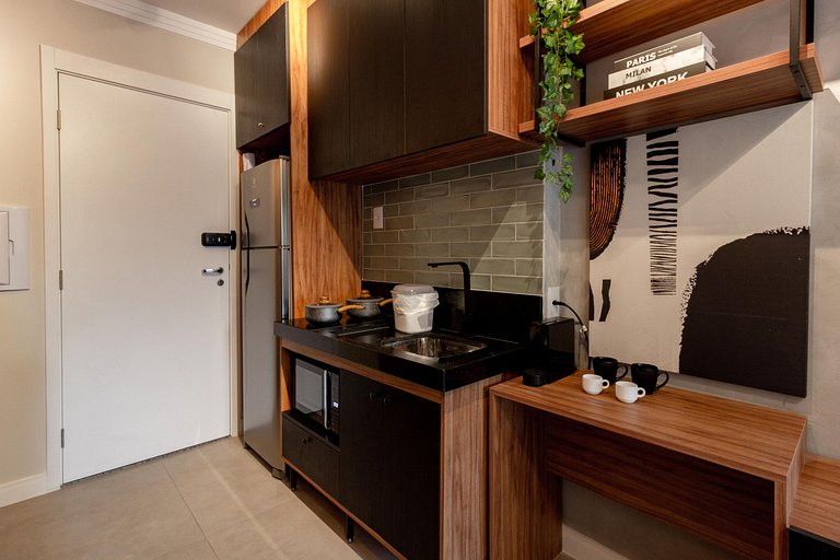 Apê moderno | Piscina | Próx à Paulista