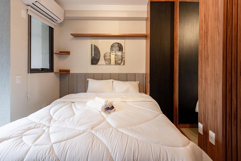 Apê moderno | Piscina | Próx à Paulista