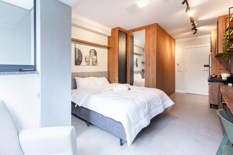 Apê moderno | Piscina | Próx à Paulista