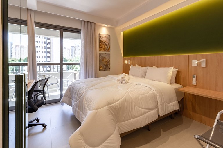 Studio em Moema com Coworking e Próximo ao Ibirapuera