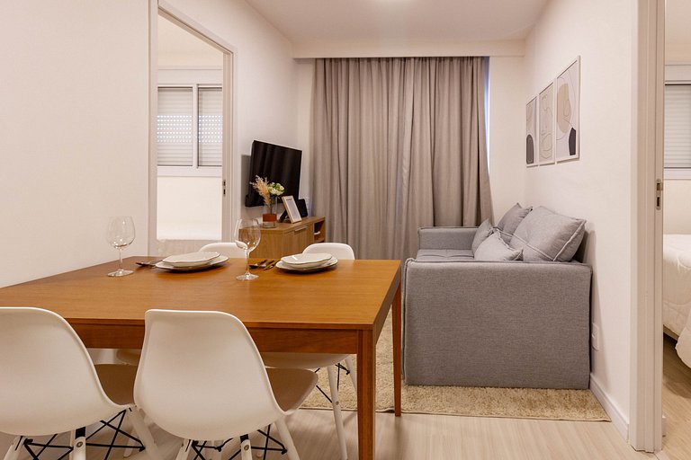 Apartamento superior de dois dorms em Moema