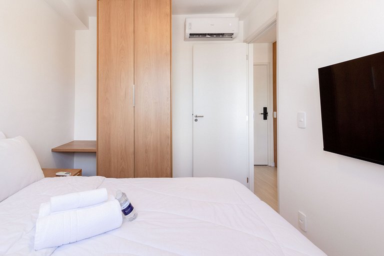 Apartamento superior de dois dorms em Moema