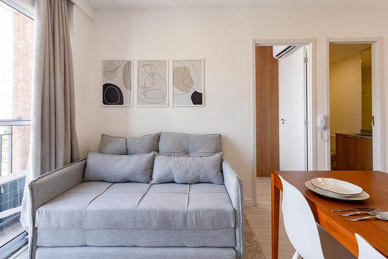 Apartamento superior de dois dorms em Moema