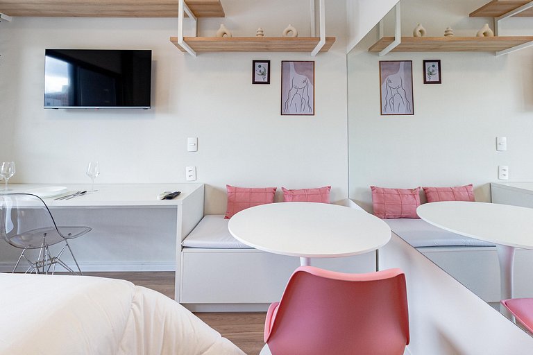 Design e Conforto no Brooklin | Cama Queen & AC