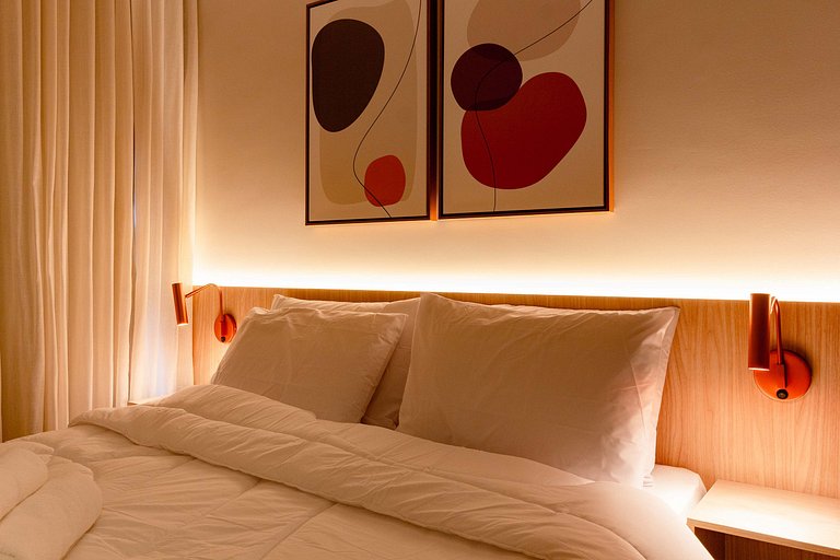 Studio em Moema com Piscina e Portaria 24h