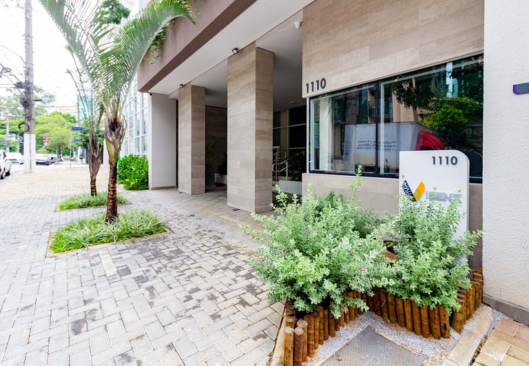 Apto Vila Olímpia c/ Piscina, Coworking e Vista