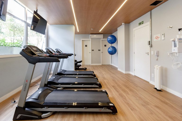 Apto Vila Olímpia c/ Piscina, Coworking e Vista
