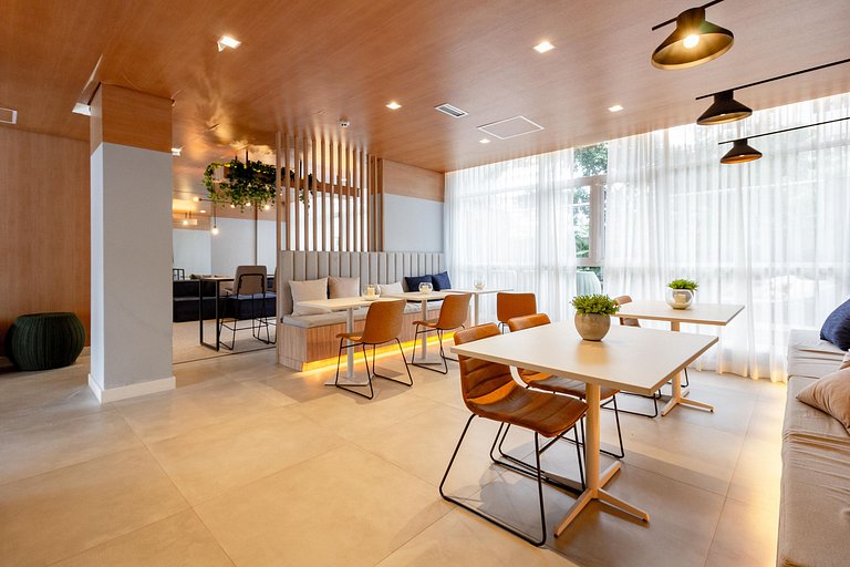 Apto Vila Olímpia c/ Piscina, Coworking e Vista