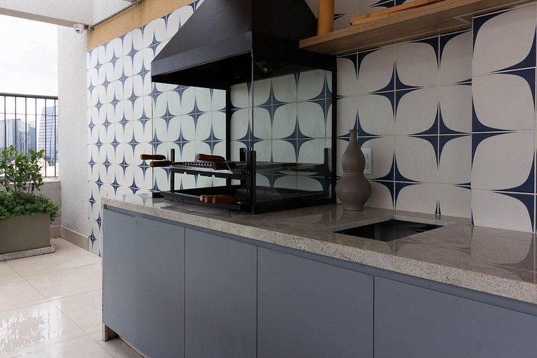 Studio Design na Vila Olímpia: Lazer e Praticidade