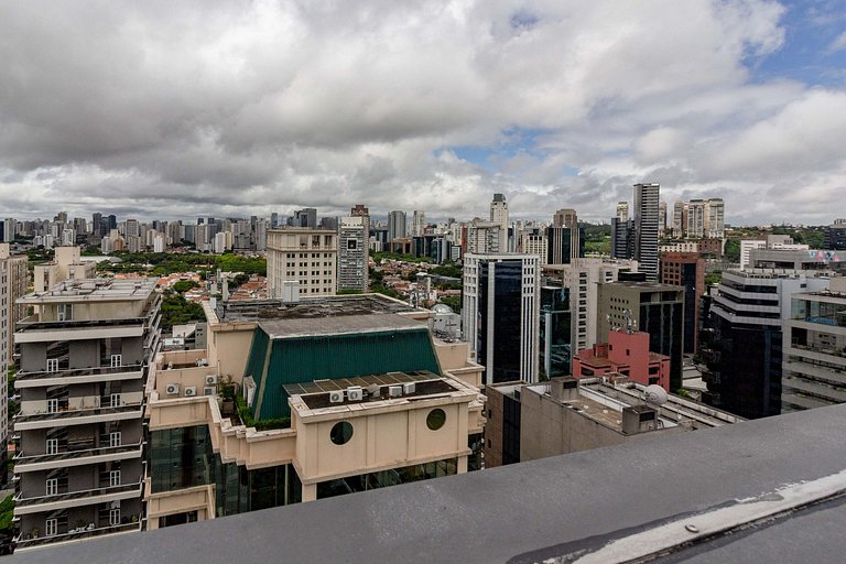 Apto Vila Olímpia c/ Piscina, Coworking e Vista