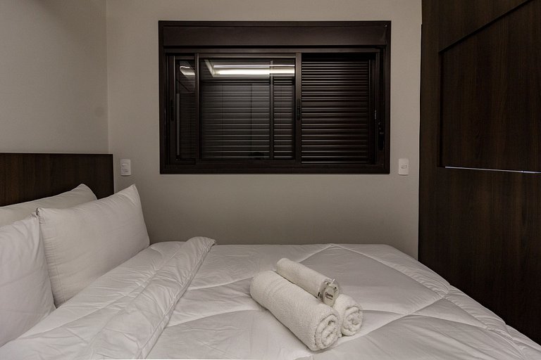 Apto completo com vista incrível próximo ao metrô