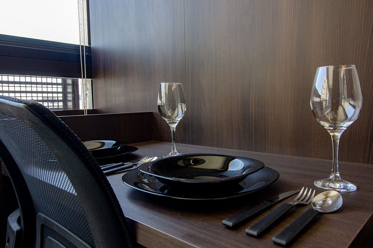 Apto completo com vista incrível próximo ao metrô