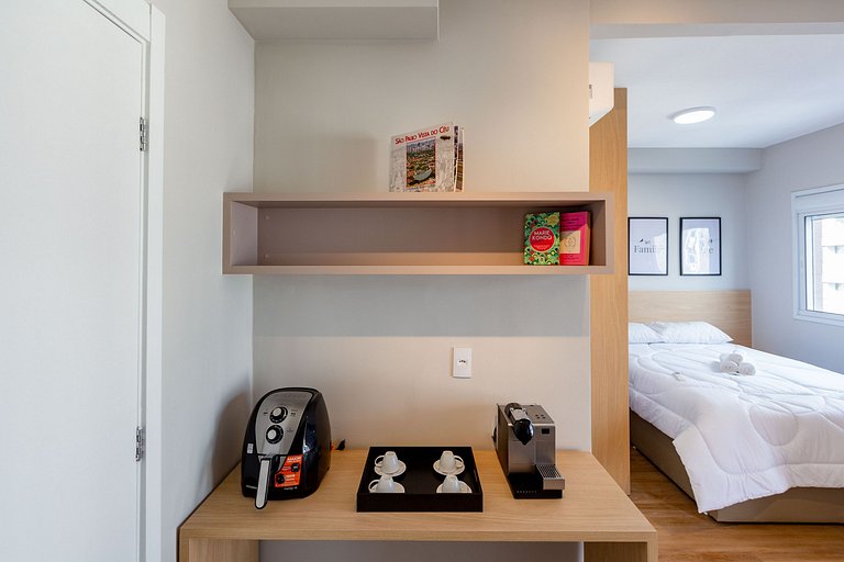 Studio Design na Vila Olímpia: Lazer e Praticidade