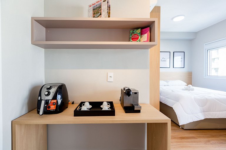 Studio Design na Vila Olímpia: Lazer e Praticidade