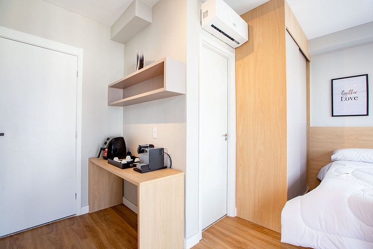 Studio Design na Vila Olímpia: Lazer e Praticidade