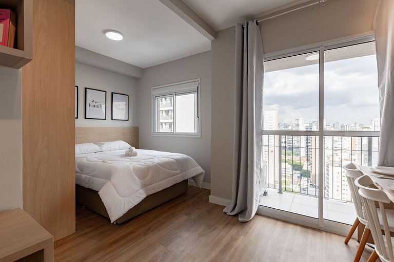 Studio Design na Vila Olímpia: Lazer e Praticidade